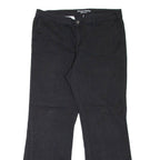 DICKIES Workwear Womens Trousers Black Slim Bootcut W34 L30