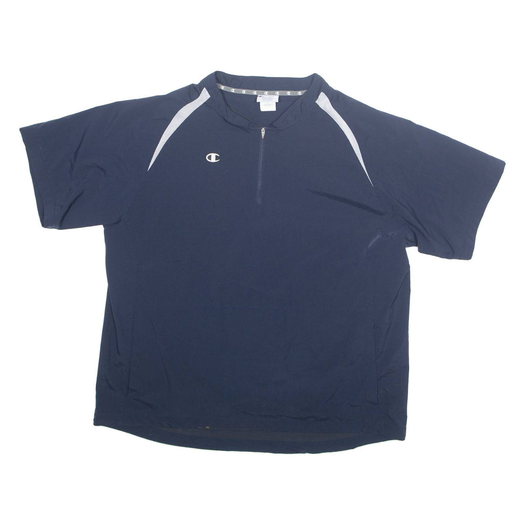 CHAMPION Sports Style Mens Sweatshirt Blue XL