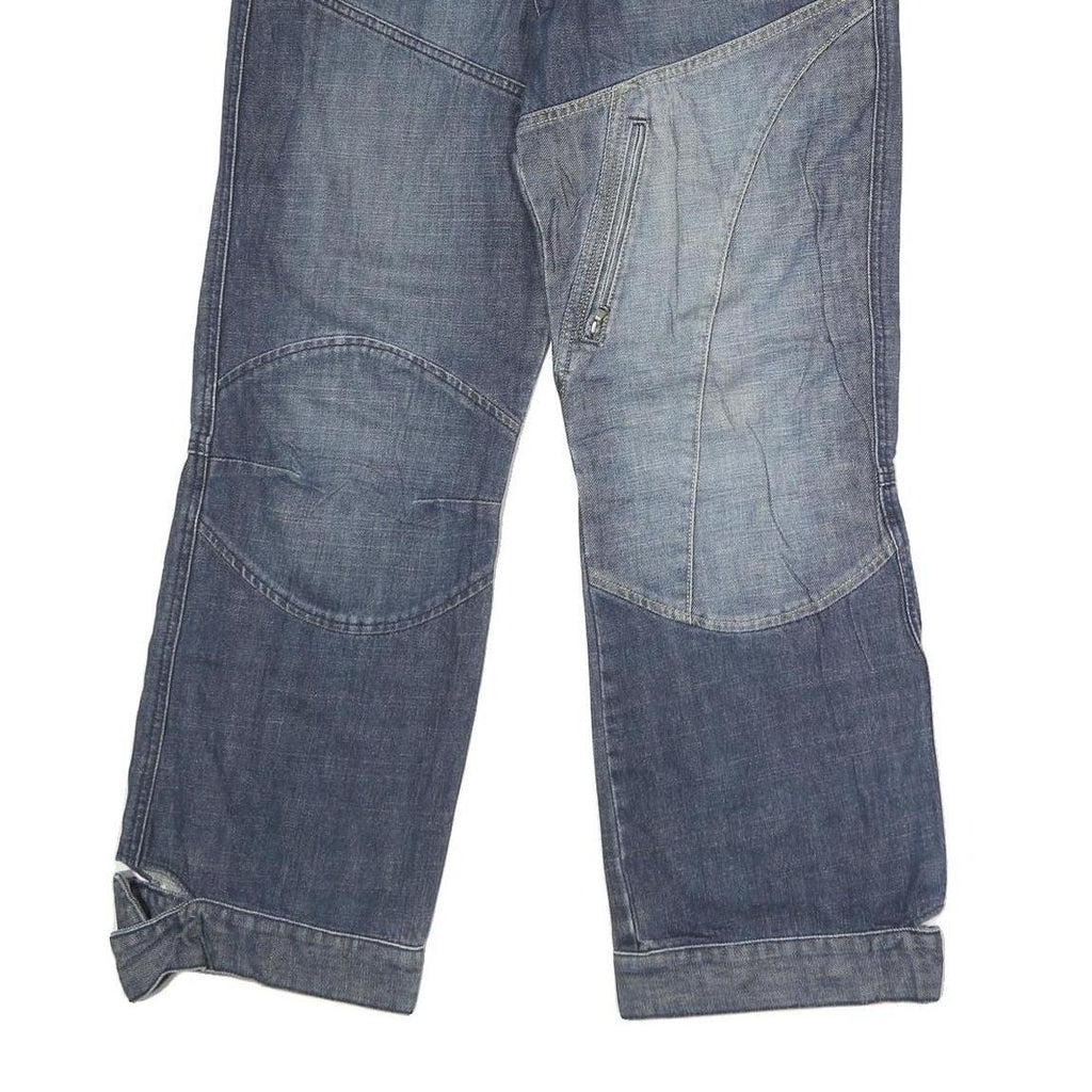 COAX Mens Jeans Blue Regular Straight Denim Medium W30 L29 Zip Comfort Style