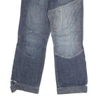 COAX Mens Jeans Blue Regular Straight Denim Medium W30 L29 Zip Comfort Style