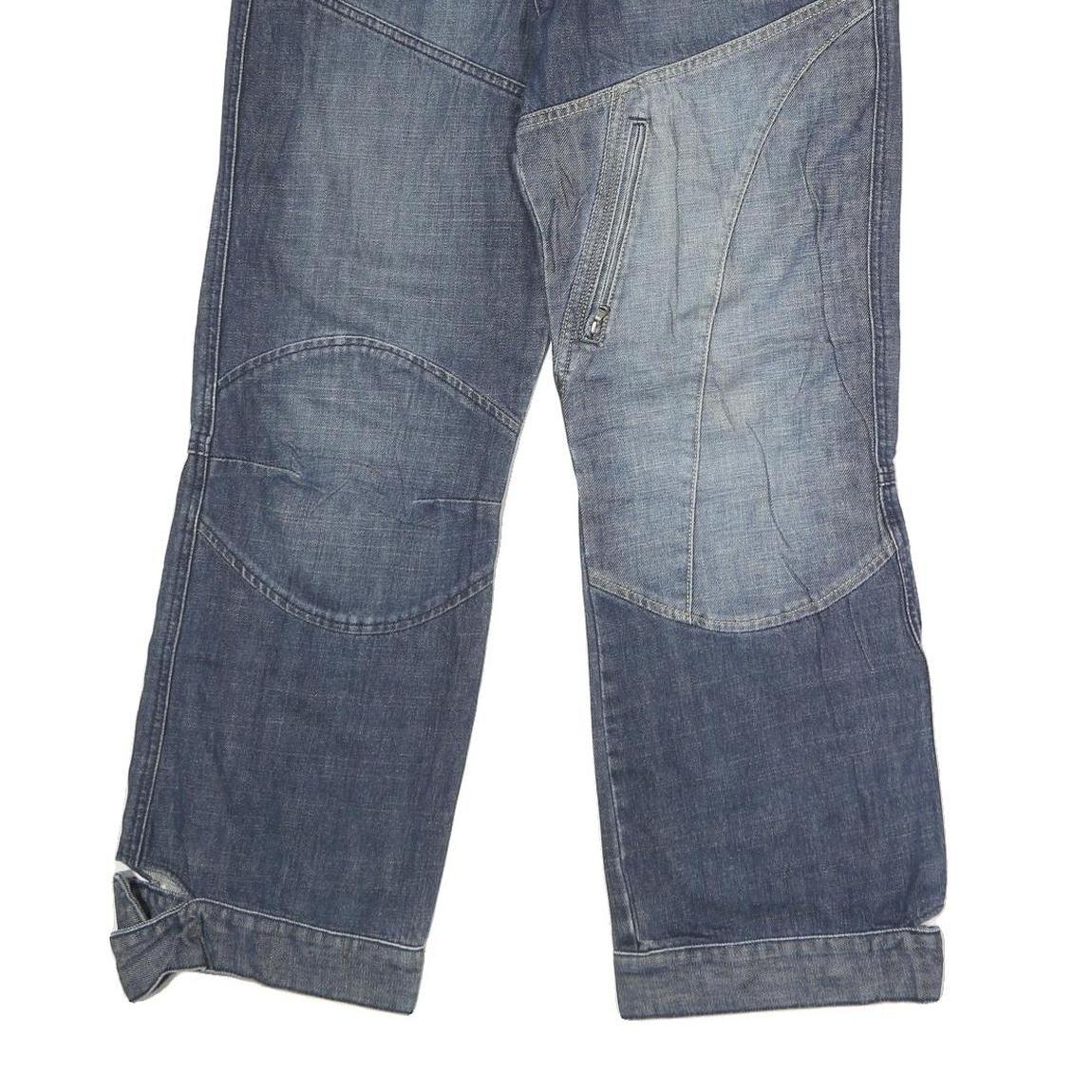 COAX Mens Jeans Blue Regular Straight Denim Medium W30 L29 Zip Comfort Style