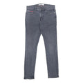 TOMMY JEANS Mens Slim Blue Denim Jeans Cotton Blend W31 L32 Zip Closure Stylish