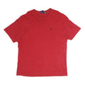 CHAPS Mens Red Graphic T-Shirt XL Short Sleeve Crew Neck Classic Cotton