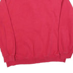 MONTE CARLO Mens Red 1/4 Zip Sweatshirt S Cotton Blend Casual Pullover