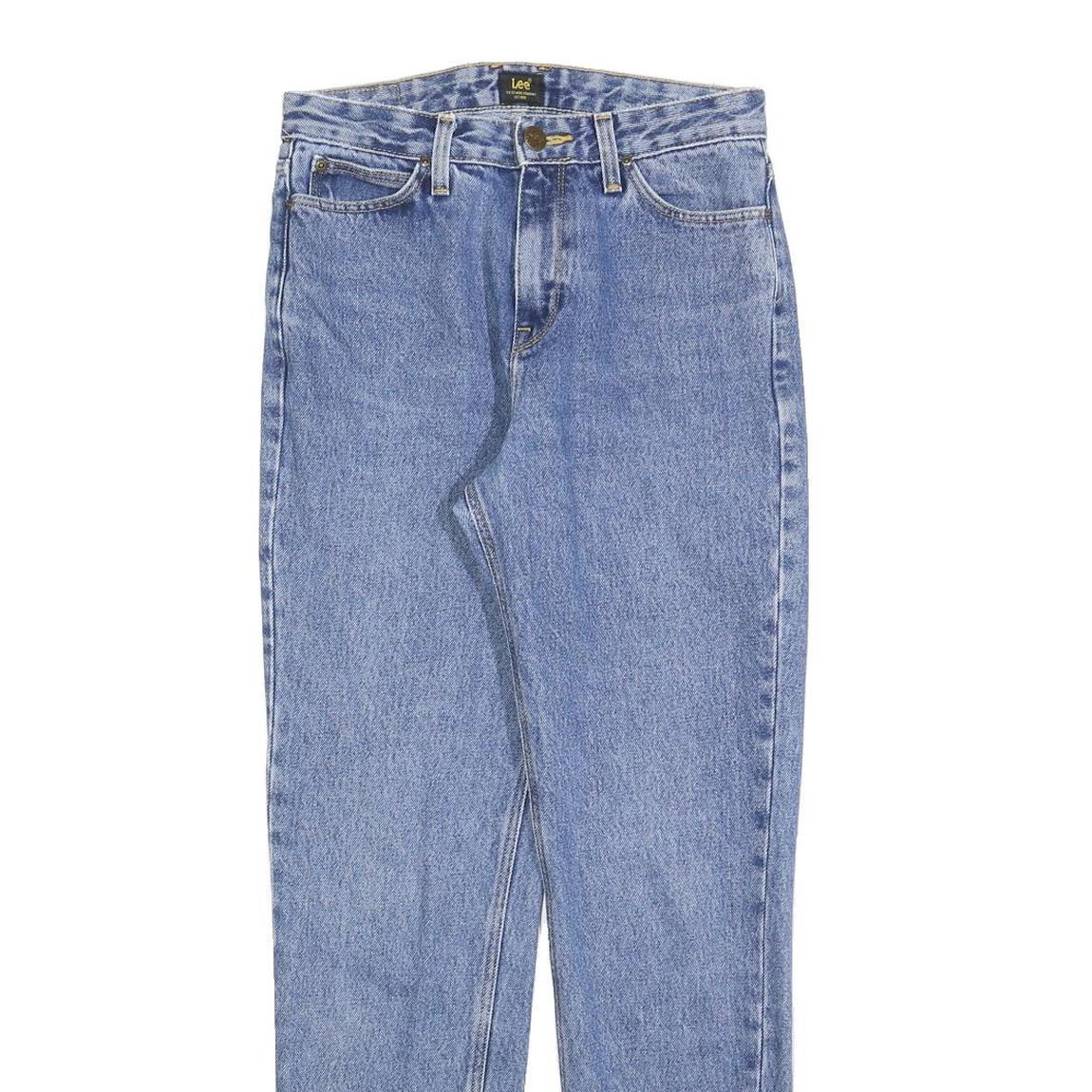 LEE Womens Slim Blue Denim Classic Slim Jeans W26 L28 Stylish Comfortable Zip