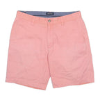 NAUTICA Mens Shorts Pink Casual Plain M W32 Summer Cotton Chino Relaxed