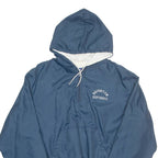 HOLLOWAY Brighton Softball Mens Pullover Jacket Blue Nylon Hooded XL