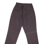 WRANGLER Womens Jeans Purple Regular Straight Denim W26 L30 Classic Fit Zip