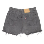 LEVI'S 701 Cut-Off Womens Denim Shorts Grey 90s S W27