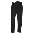 LEVI'S Womens Black Regular Skinny Denim W27 L29 Zip Jeans