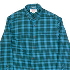 ORIGINAL PENGUIN Mens Shirt Green Check Long Sleeve M