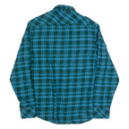 ORIGINAL PENGUIN Mens Shirt Green Check Long Sleeve M