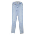 LEVI'S 721 Womens Jeans Blue Slim Skinny Denim Light W26 L32 Stretch