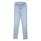 LEVI'S 721 Womens Jeans Blue Slim Skinny Denim Light W26 L32 Stretch