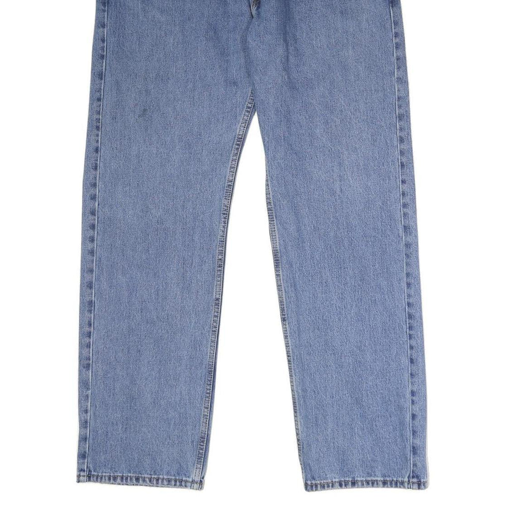 LEVI'S 505 Mens Jeans Blue Regular Straight Denim Medium W38 L32 Classic Zip