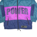 CAPT.COOK Womens Blue & Purple Colourblock Power Zip Jacket XL Polyester Blend