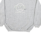 HARD ROCK CAFE Mens Grey Edmonton Crew Neck L Cotton Blend Sweatshirt Pullover