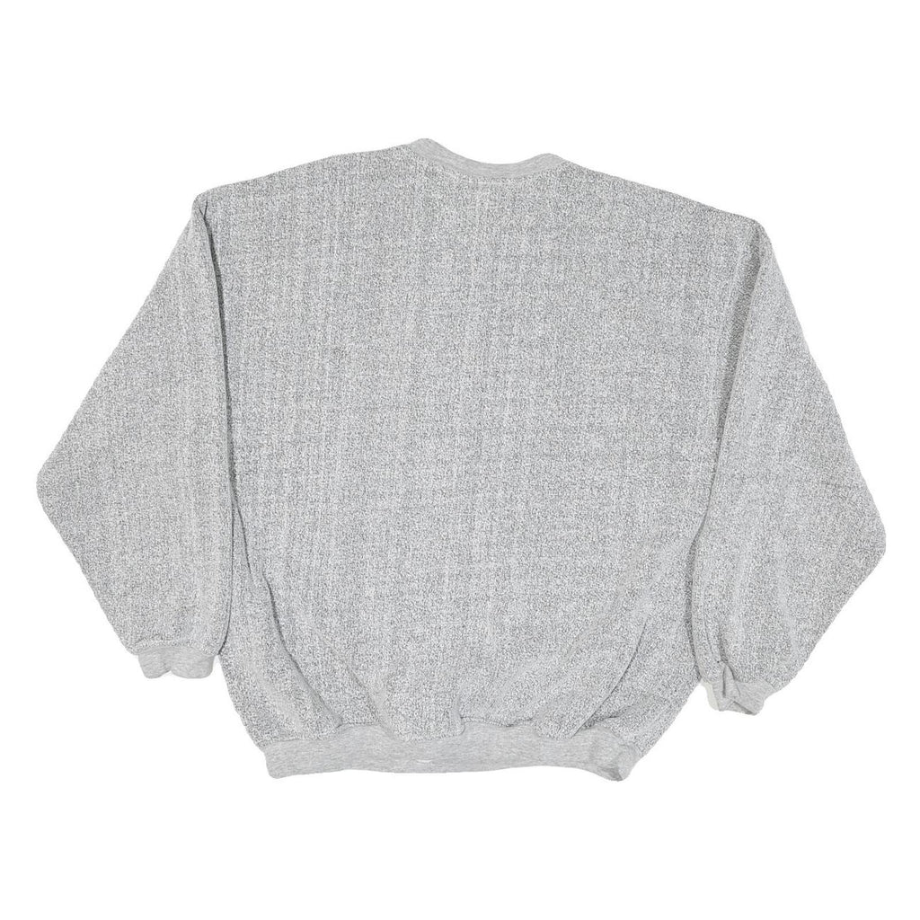 HARD ROCK CAFE Mens Grey Edmonton Crew Neck L Cotton Blend Sweatshirt Pullover