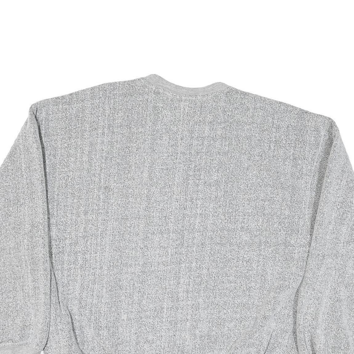 HARD ROCK CAFE Mens Grey Edmonton Crew Neck L Cotton Blend Sweatshirt Pullover