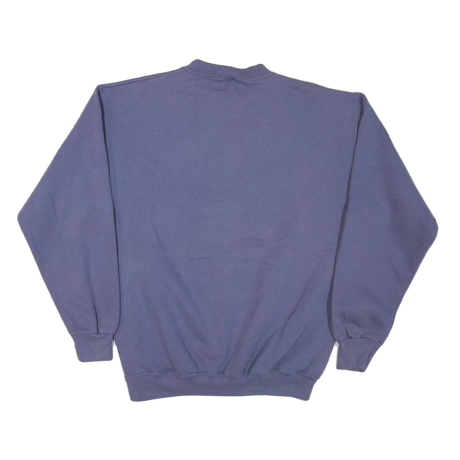 DISCUS Mens Blue Maine Vacationland Crew Neck M Cotton Blend Pullover Sweatshirt