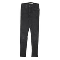 LEVI'S Womens Black Slim Skinny Denim Medium W26 L30 Jeans Stretch Cotton Blend