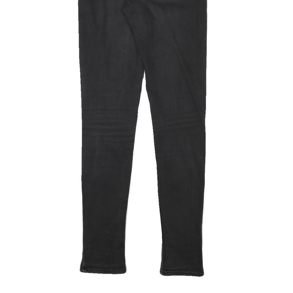 LEVI'S Womens Black Slim Skinny Denim Medium W26 L30 Jeans Stretch Cotton Blend