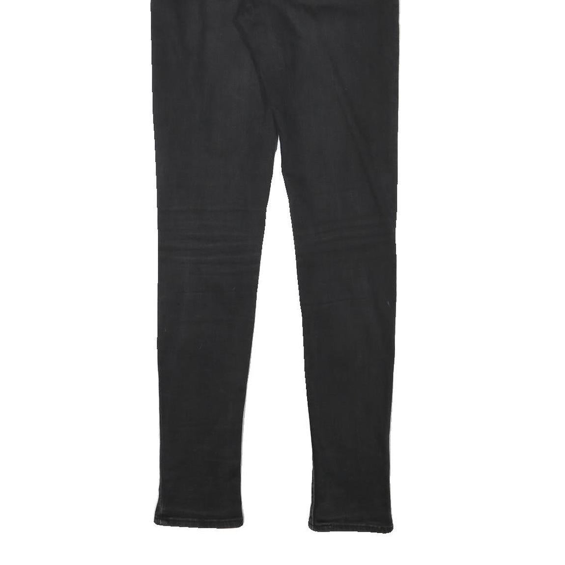 LEVI'S Womens Black Slim Skinny Denim Medium W26 L30 Jeans Stretch Cotton Blend