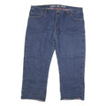 DICKIES Mens Jeans Blue Regular Straight Denim Medium W42 L25 Workwear