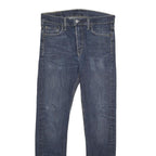 LEVI'S 510 Mens Jeans Blue Slim Skinny Denim Rinse W30 L32 Stretch Cotton Blend