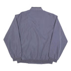 EPOCHE Mens Blue Grey Jacket L Polyester Blend Zip Bomber Casual Winter