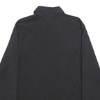 TIMBERLAND Mens Black Long Sleeve Plain S Cotton Blend Polo Shirt Casual