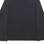 TIMBERLAND Mens Black Long Sleeve Plain S Cotton Blend Polo Shirt Casual