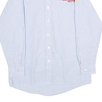 DICKIES Mens Light Blue Shirt M Button-Down Collar Long Sleeve Cotton Blend