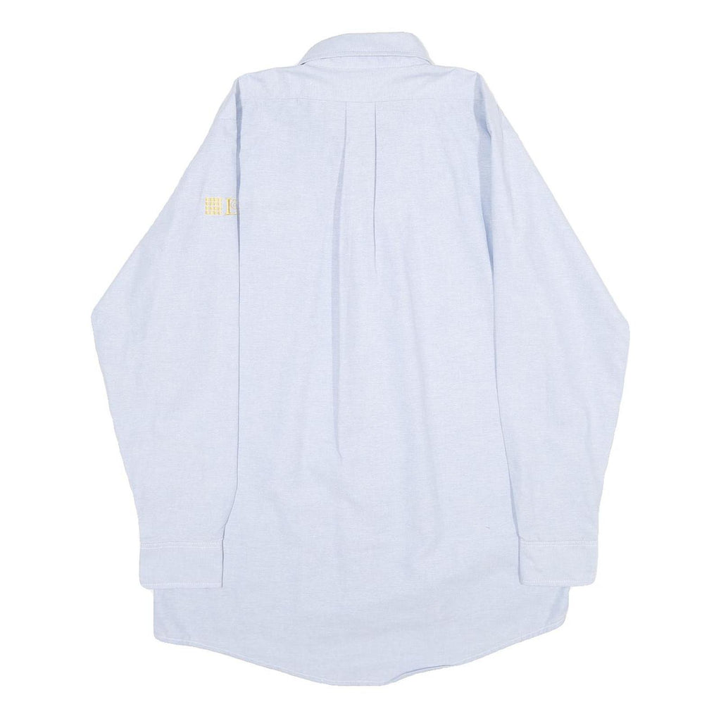 DICKIES Mens Light Blue Shirt M Button-Down Collar Long Sleeve Cotton Blend