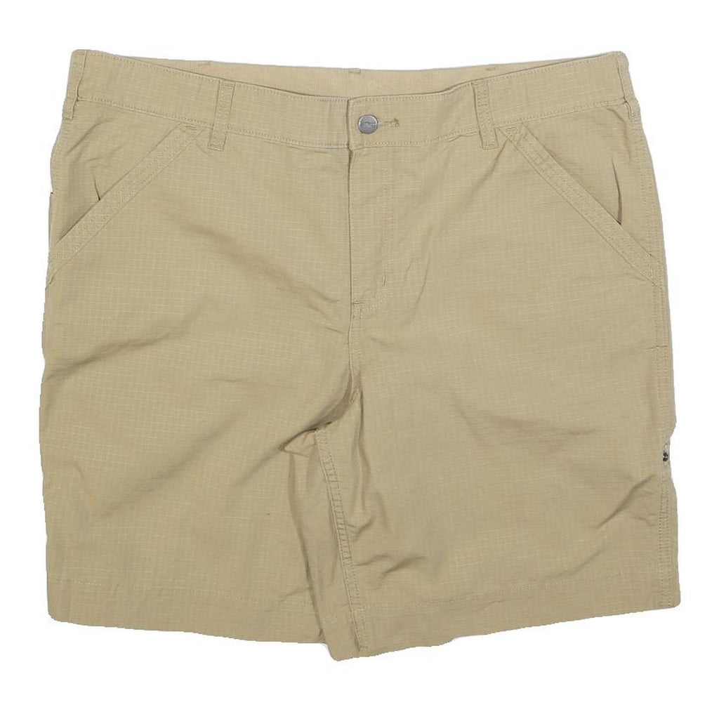 CARHARTT Womens Shorts Beige XL W38 Casual Cotton Blend Comfortable