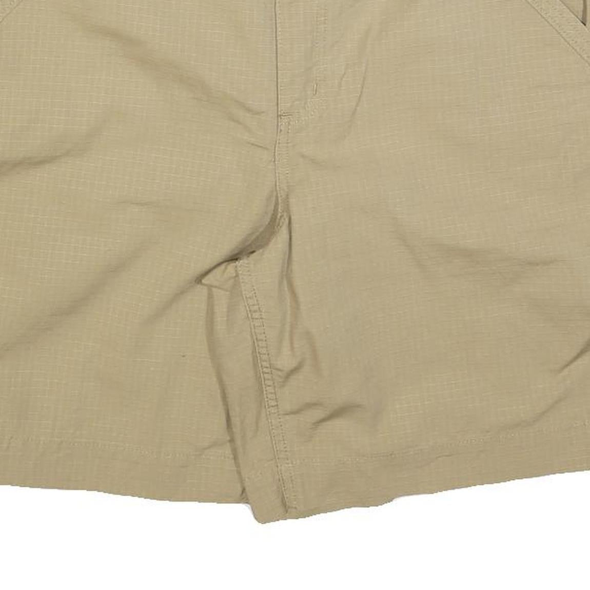 CARHARTT Womens Shorts Beige XL W38 Casual Cotton Blend Comfortable