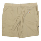 CARHARTT Womens Shorts Beige XL W38 Casual Cotton Blend Comfortable