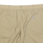 CARHARTT Womens Shorts Beige XL W38 Casual Cotton Blend Comfortable