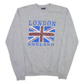GREAT BRITAIN London Mens Sweatshirt Grey L