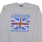 GREAT BRITAIN London Mens Sweatshirt Grey L
