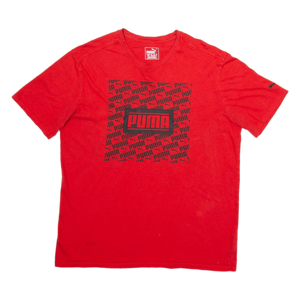 PUMA Mens T-Shirt Red M