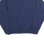 HANES Mens Blue Crew Neck M Cotton Blend Sweatshirt Casual Pullover