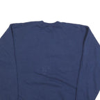 HANES Mens Blue Crew Neck M Cotton Blend Sweatshirt Casual Pullover