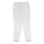 ADIDAS Mens Joggers Grey & White Slim Tapered M W28 L29 Cotton Blend Casual