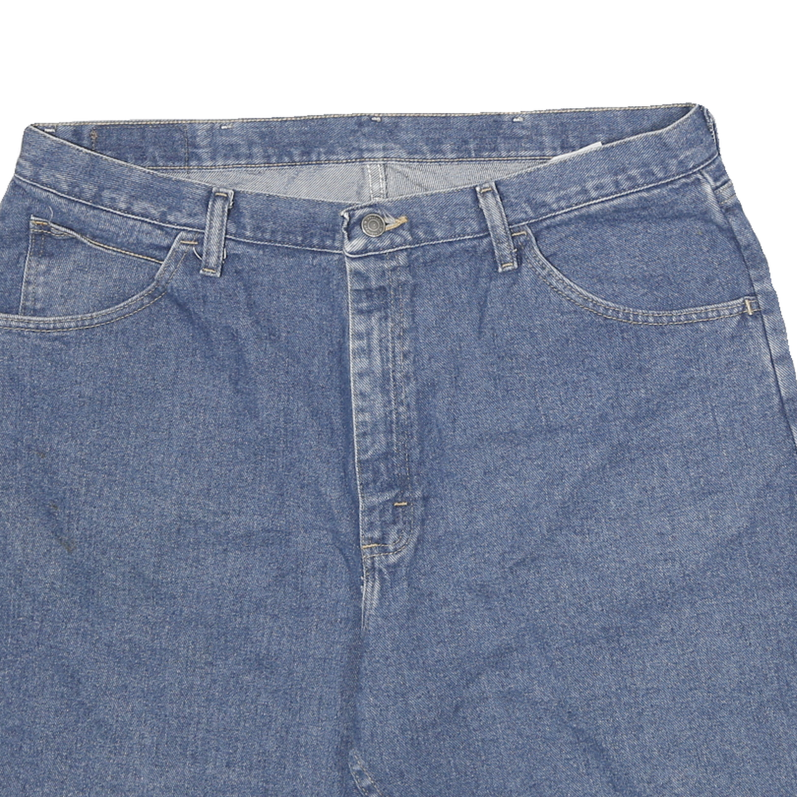 WRANGLER Mens Blue Denim Classic 3XL W38 Shorts Cotton Comfortable Style