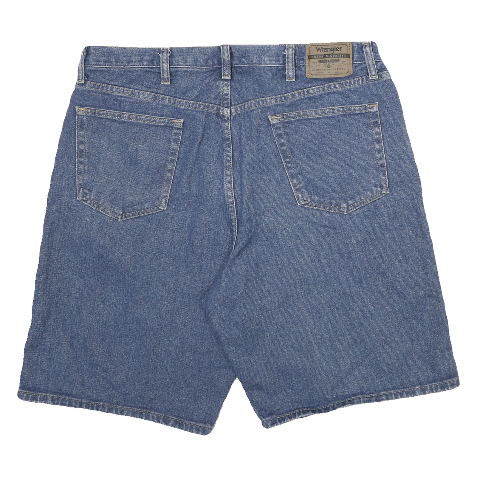 WRANGLER Mens Blue Denim Classic 3XL W38 Shorts Cotton Comfortable Style