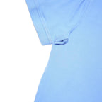 TOMMY HILFIGER Mens Blue Short Sleeve Polo Shirt L Cotton Blend Casual