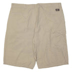 DICKIES Workwear Mens Casual Shorts Cream 2XL W40