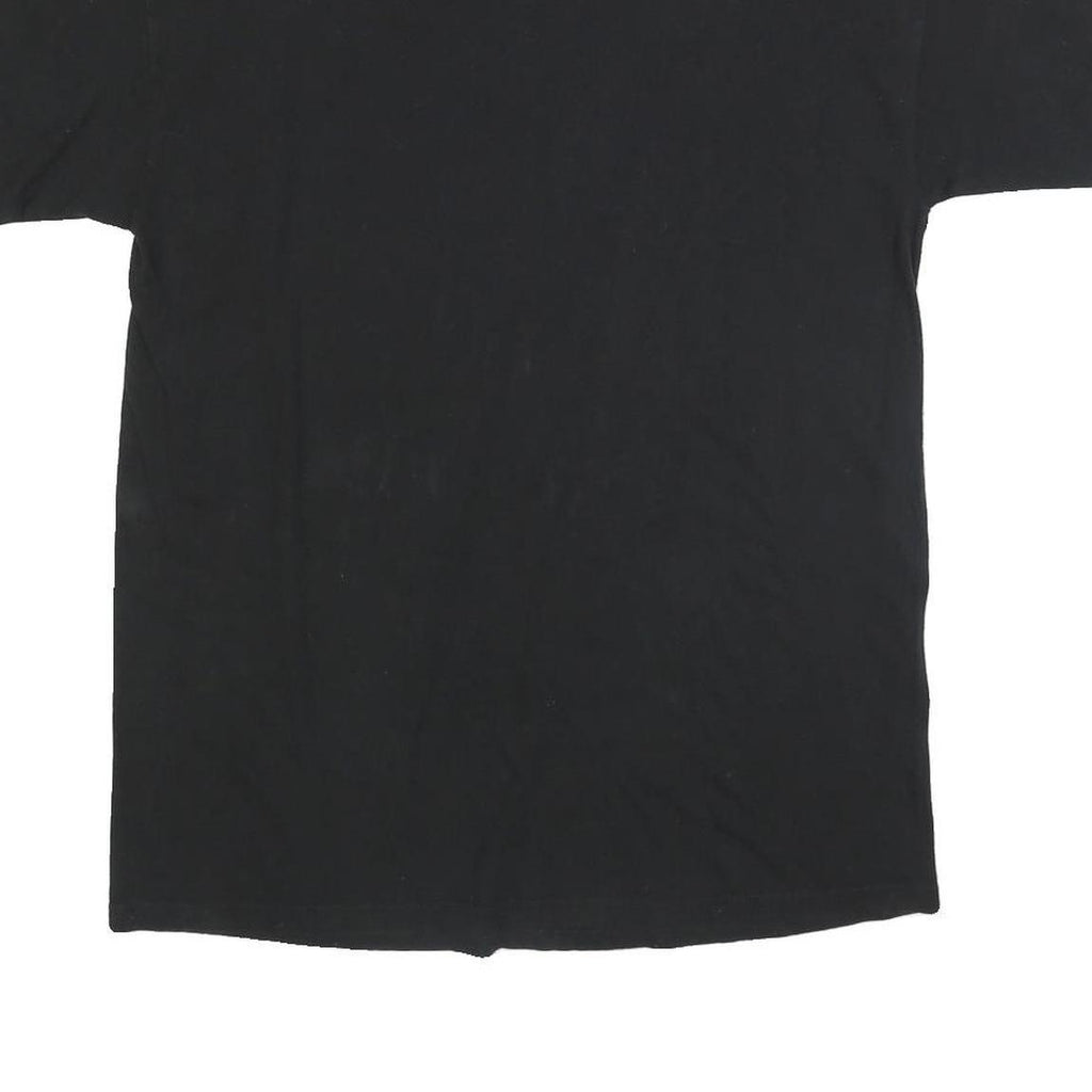 LED ZEPPELIN Rare Mens Black Tour Of The World Graphic T-Shirt M Crew Neck Short