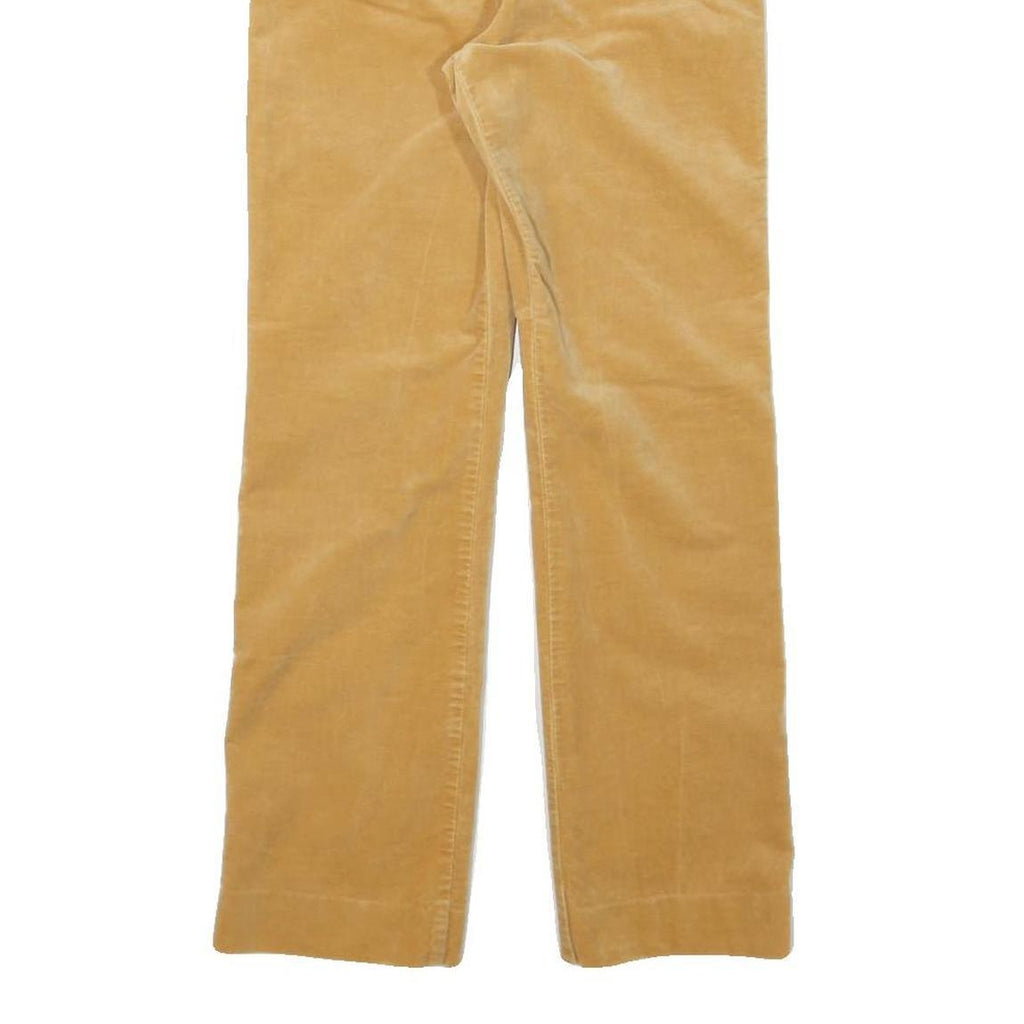 ARMANI JEANS Womens Cotton Blend Beige Regular Straight Trousers W20 L26